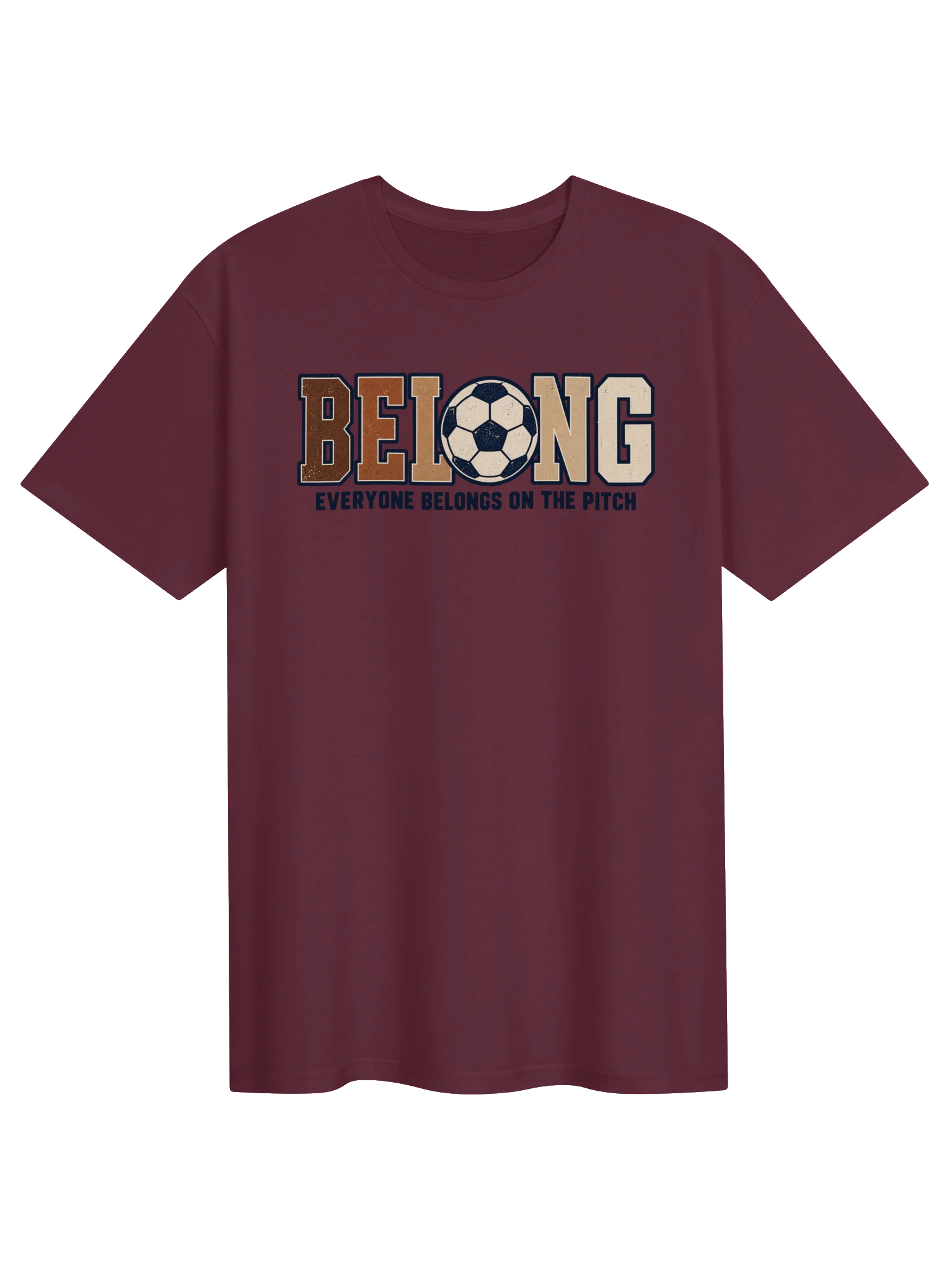 Belong on the Pitch Soccer Tee product image (1)