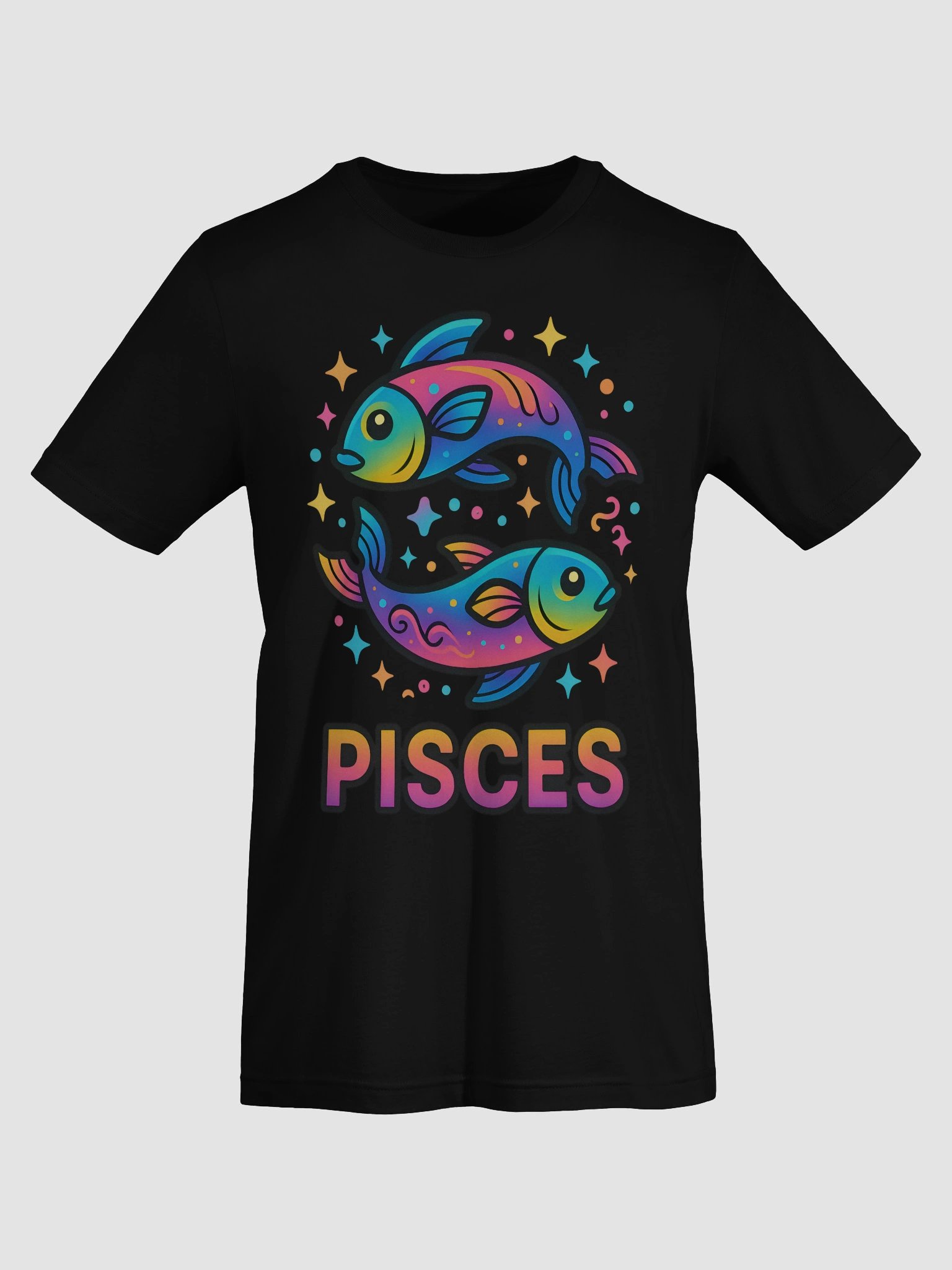 Pisces Zodiac Sign T-Shirt – Dreamy & Compassionate Star Sign Design product image (7)