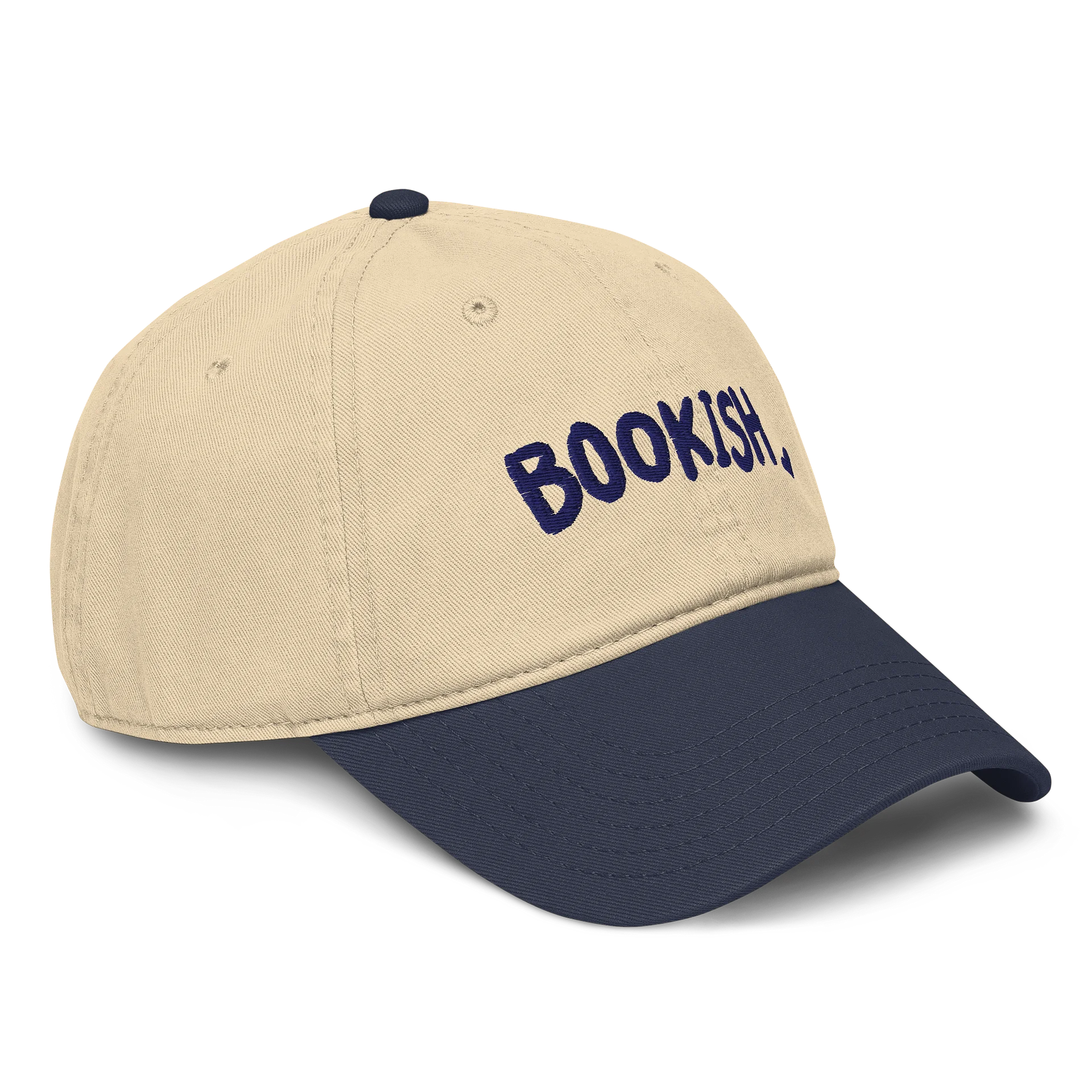 Bookish Cap (Navy-Khaki) product image (4)