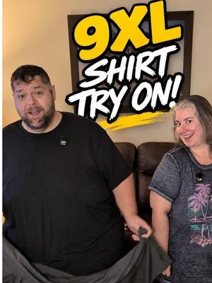 Can TWO people fit inside ONE 9X shirt?! 😂 @RiRi 🌿🔮✨ and I decided to find out, and things got a little ridiculous! Between the two of us, we’ve lost around 340 pounds. I’m down around 240, and she’s down around 100. So we grabbed my old 9X shirt and tried wearing it together, first front to back and then side by side. Wait until you see our 360s! 😂 Which attempt was funnier? We’re not finished yet. Let’s keep trending downward! 💪 #LessOfJosh #WeightLossJourney #CouplesComedy #WeightLossTransformation #CouplesChallenge