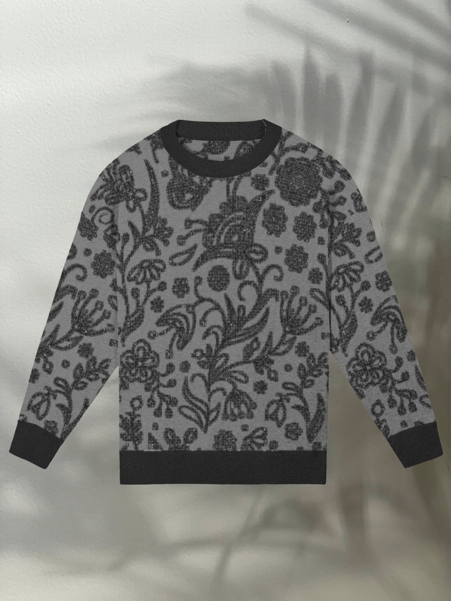 Floral Fantasy Knitted Sweater product image (1)