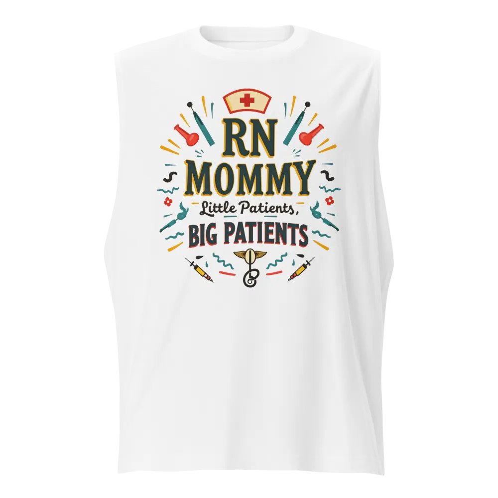 RN MOMMY Medical-themed Muscle Tank product image (1)