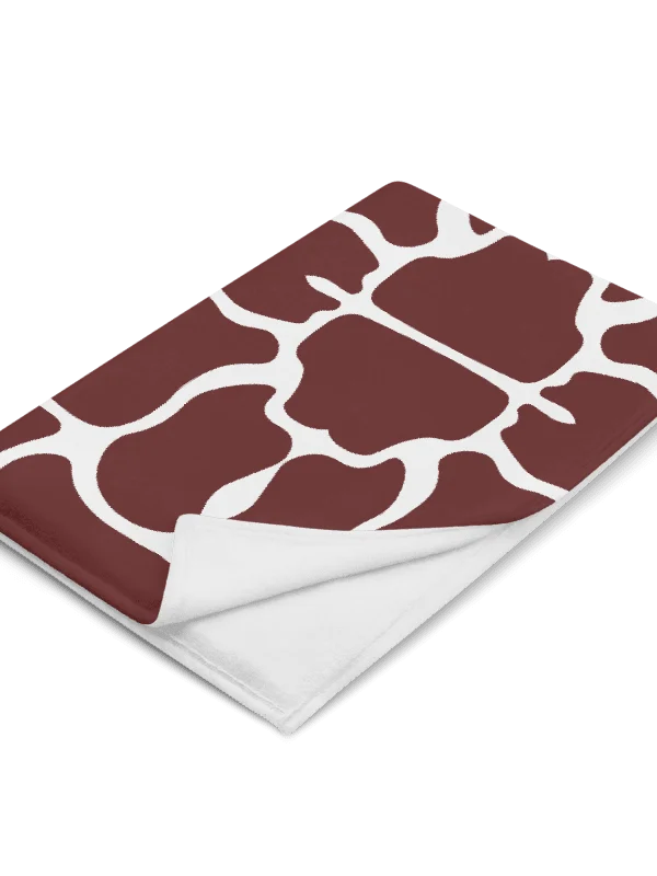 Brown Brick Mosaic Throw Blanket product image (1)