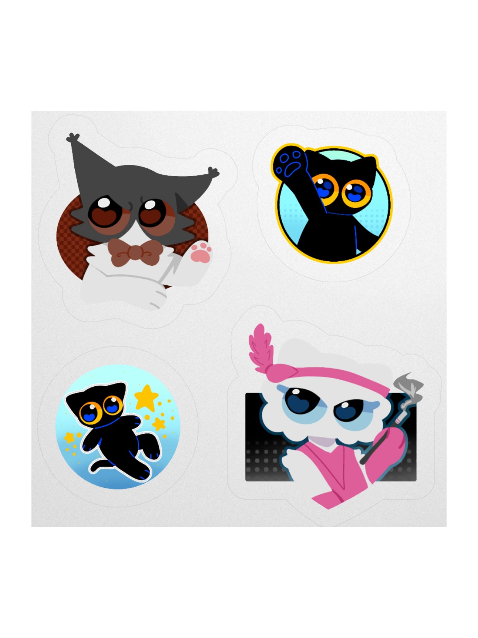 Silly Kat Sticker Pack B product image (3)