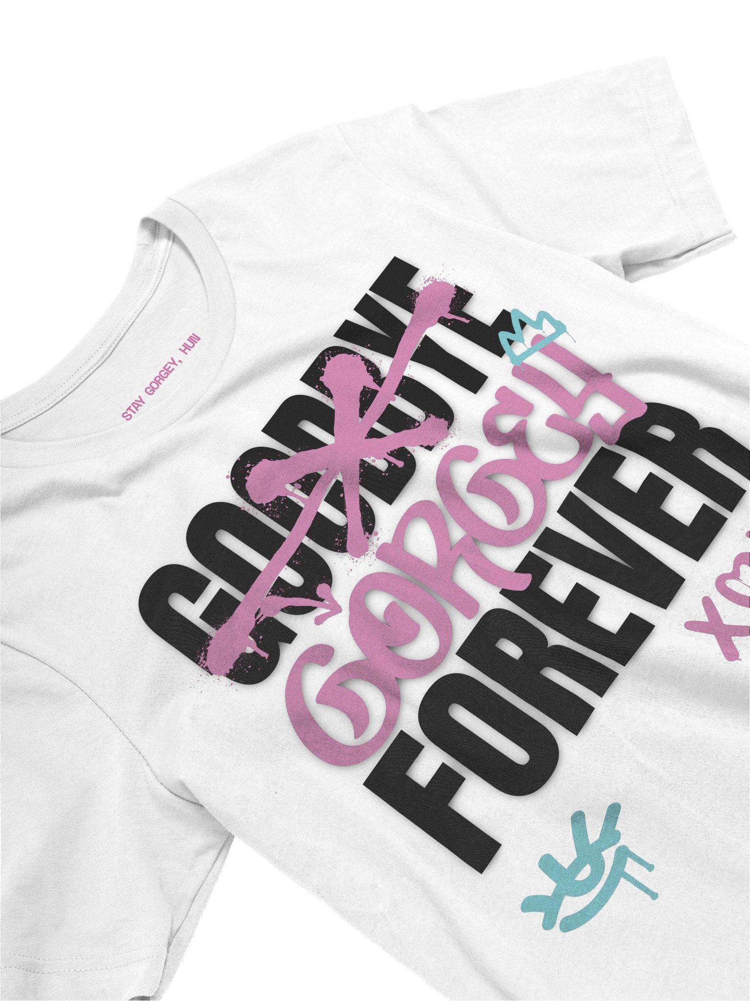 GORGEY FOREVER - BLACK TEXT TSHIRT product image (2)