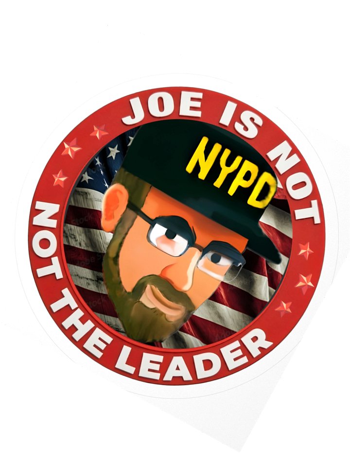 Joe Is Not Not The Leader Sticker product image (2)