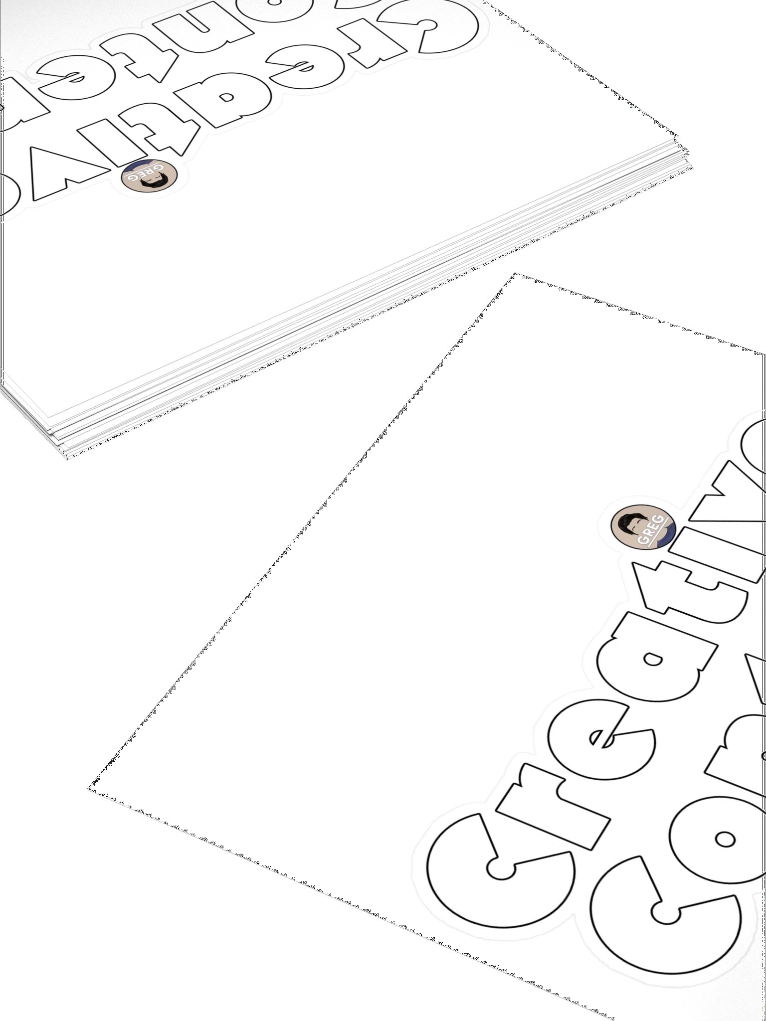 "Creative. Content." Sticker product image (4)