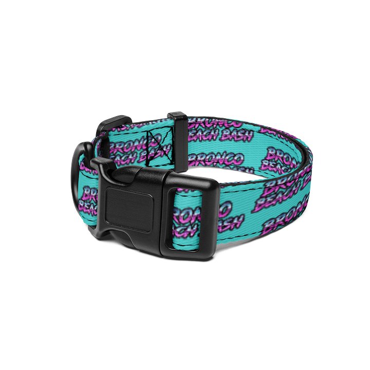 2026 Bronco Beach Bash OBX / Destination Bigfoot Bronco Collab Dog Collar Dark Turquoise (Multiple Sizes Available) product image (2)
