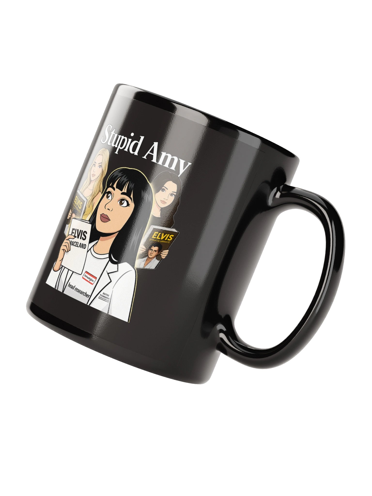 Stupid Amy Black Glossy Mug product image (4)