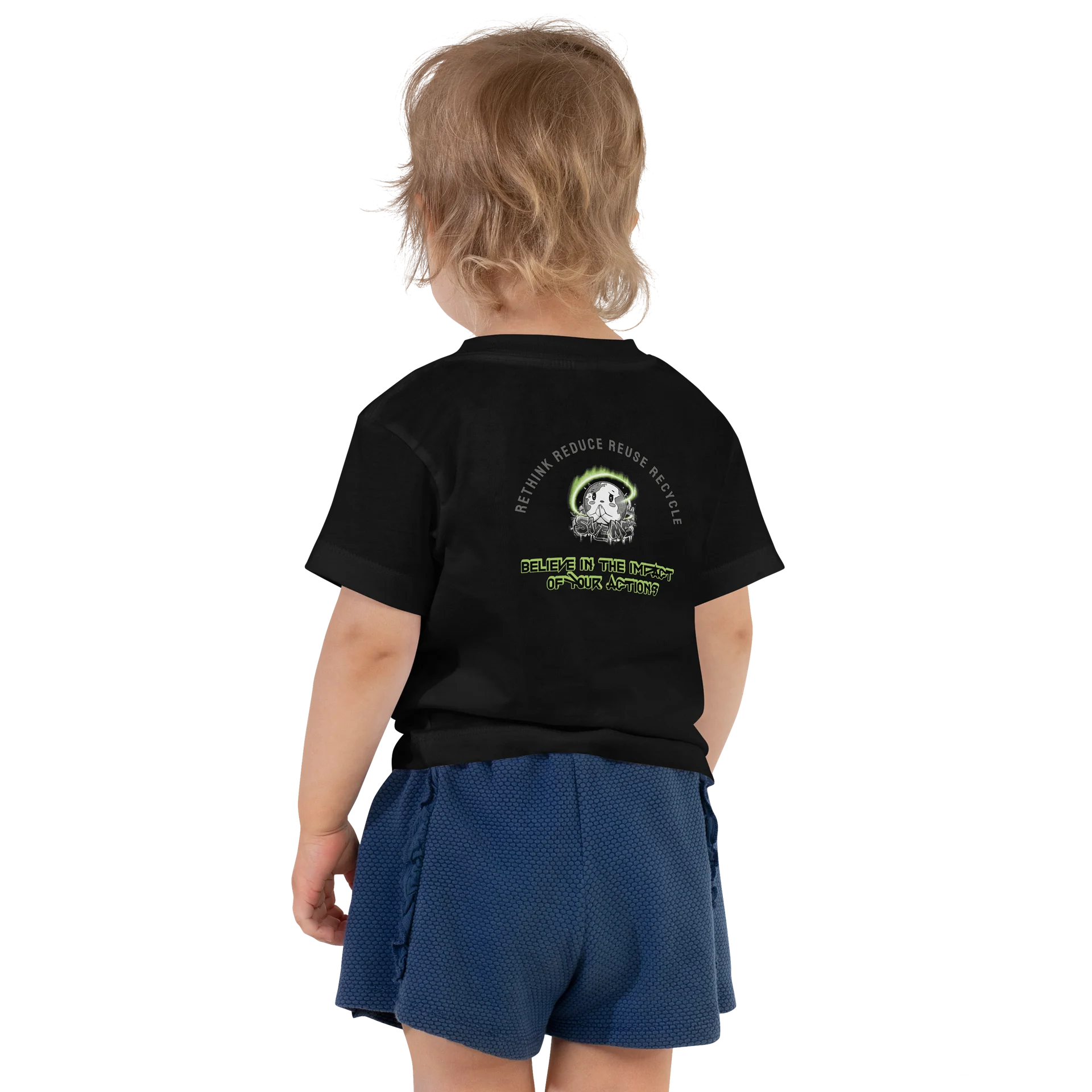 Save Me Toddler T-Shirt | Eco-Friendly Message for Little Heroes product image (5)