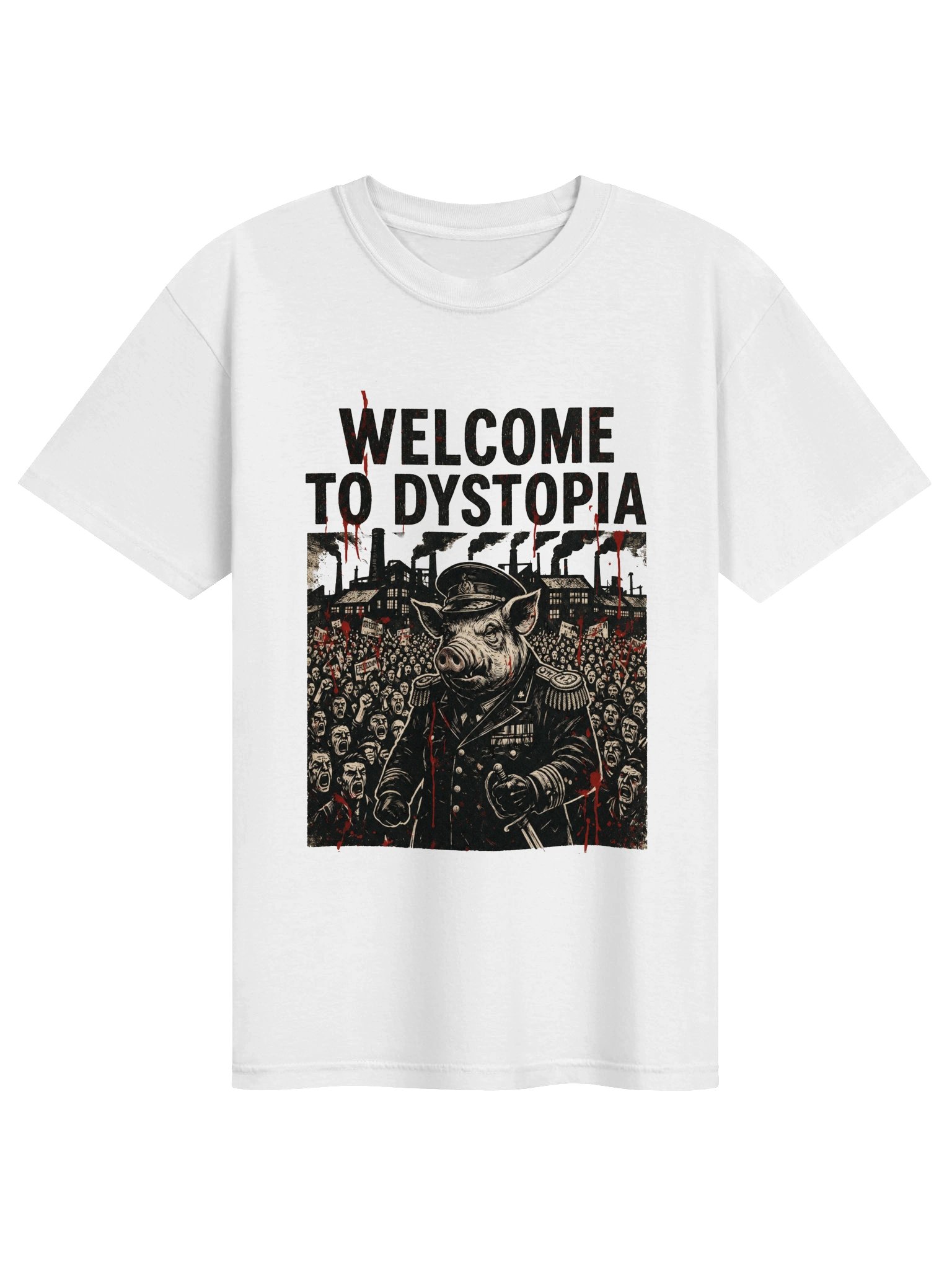 Welcome to Dystopia Rebel Graphic Tee product image (1)