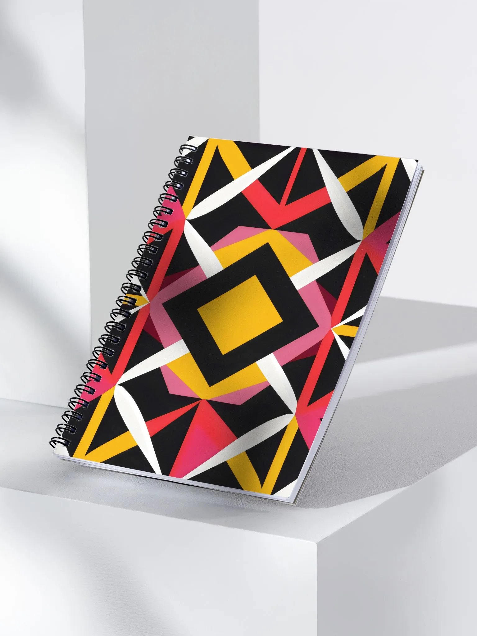 Geometric Harmony Spiral Notebook product image (3)