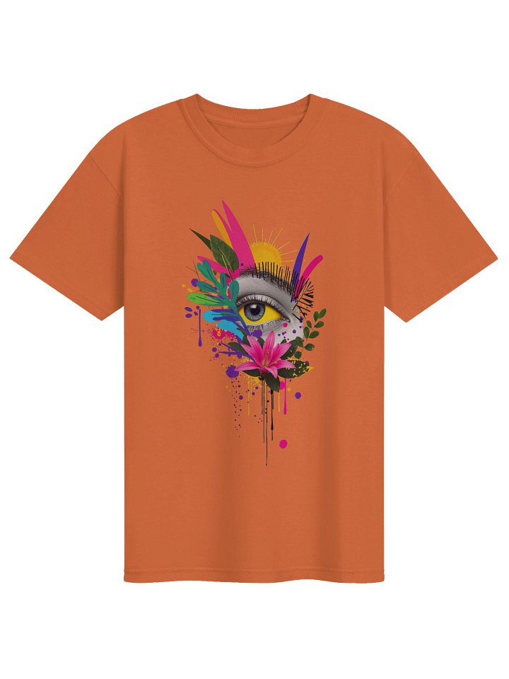 Psychedelic Eye Floral Graphic Tee product image (73)