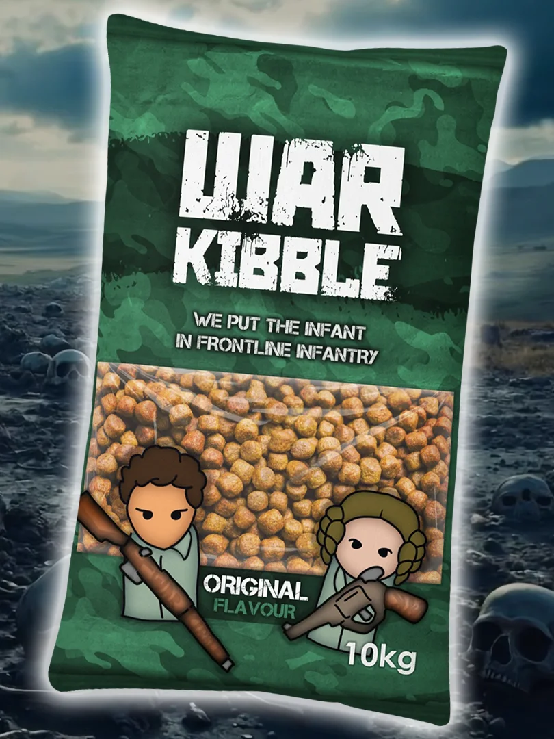 War Kibble Pillow product image (1)