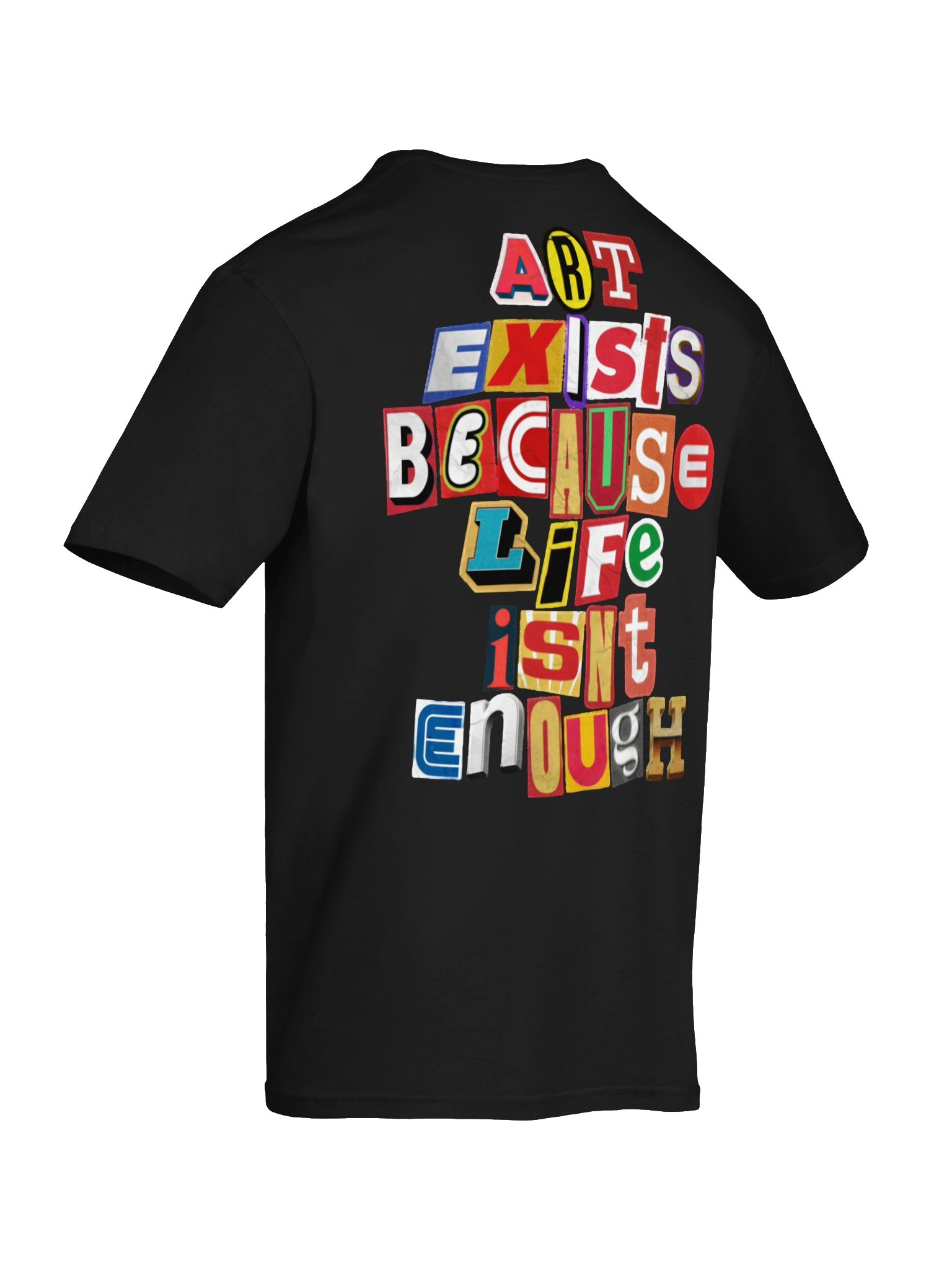 ART NOT EXITS Color Block Graphic Tee product image (44)