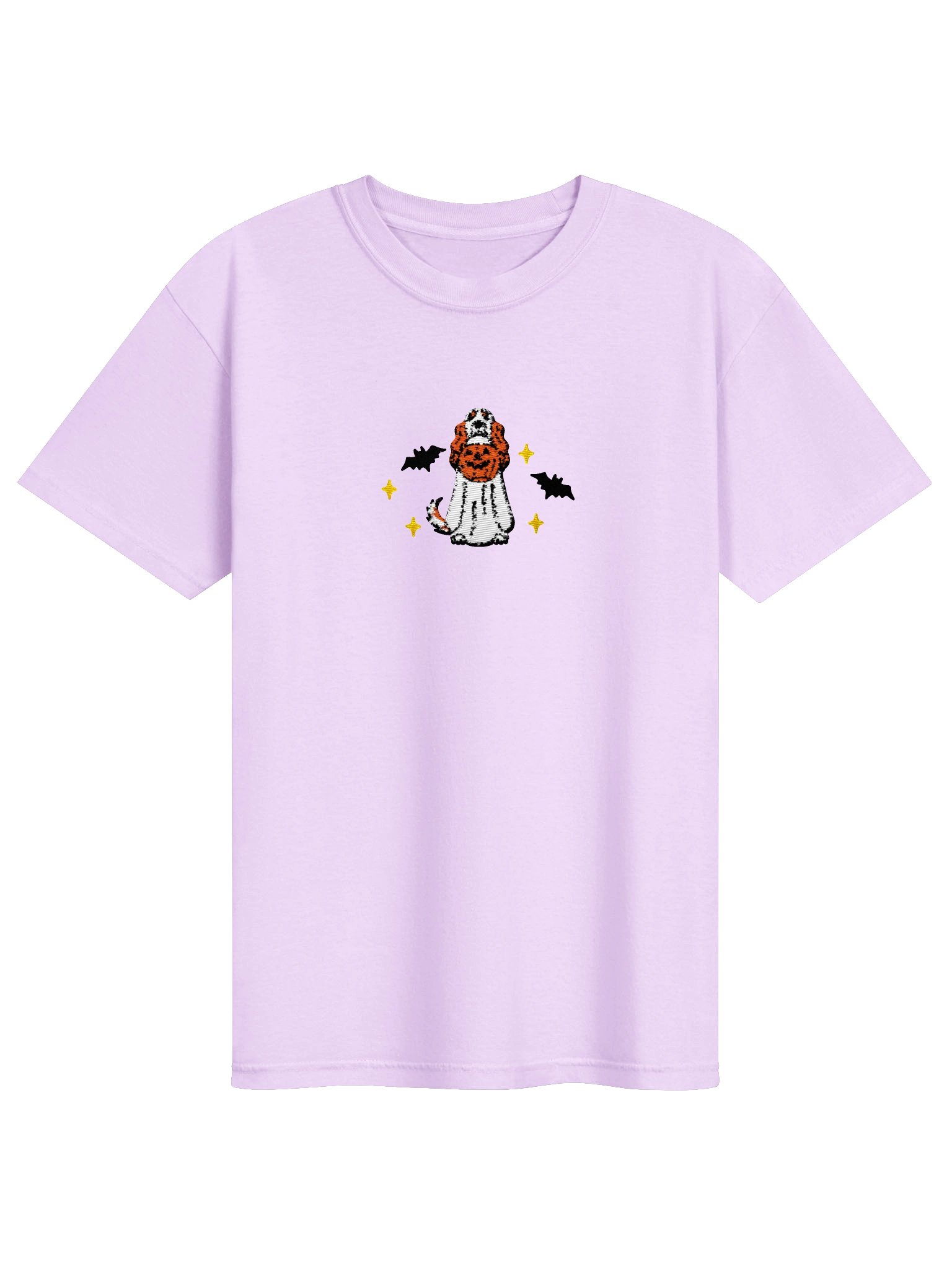 Halloween English Setter(Orange Belton) Embroidered T-Shirt product image (41)