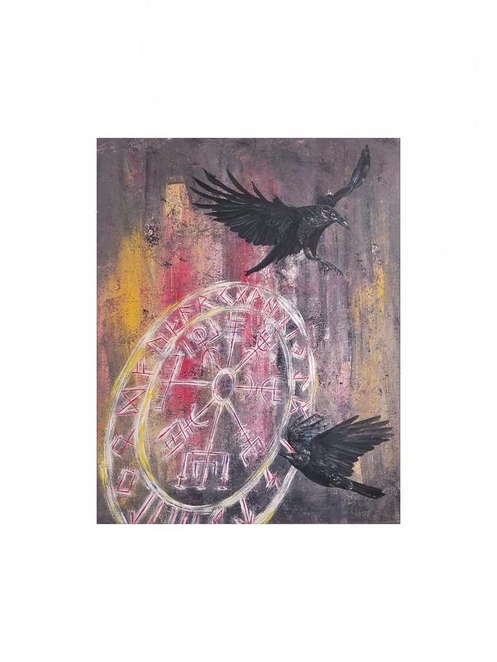 Hither Huginn Thither Muninn Print product image (3)
