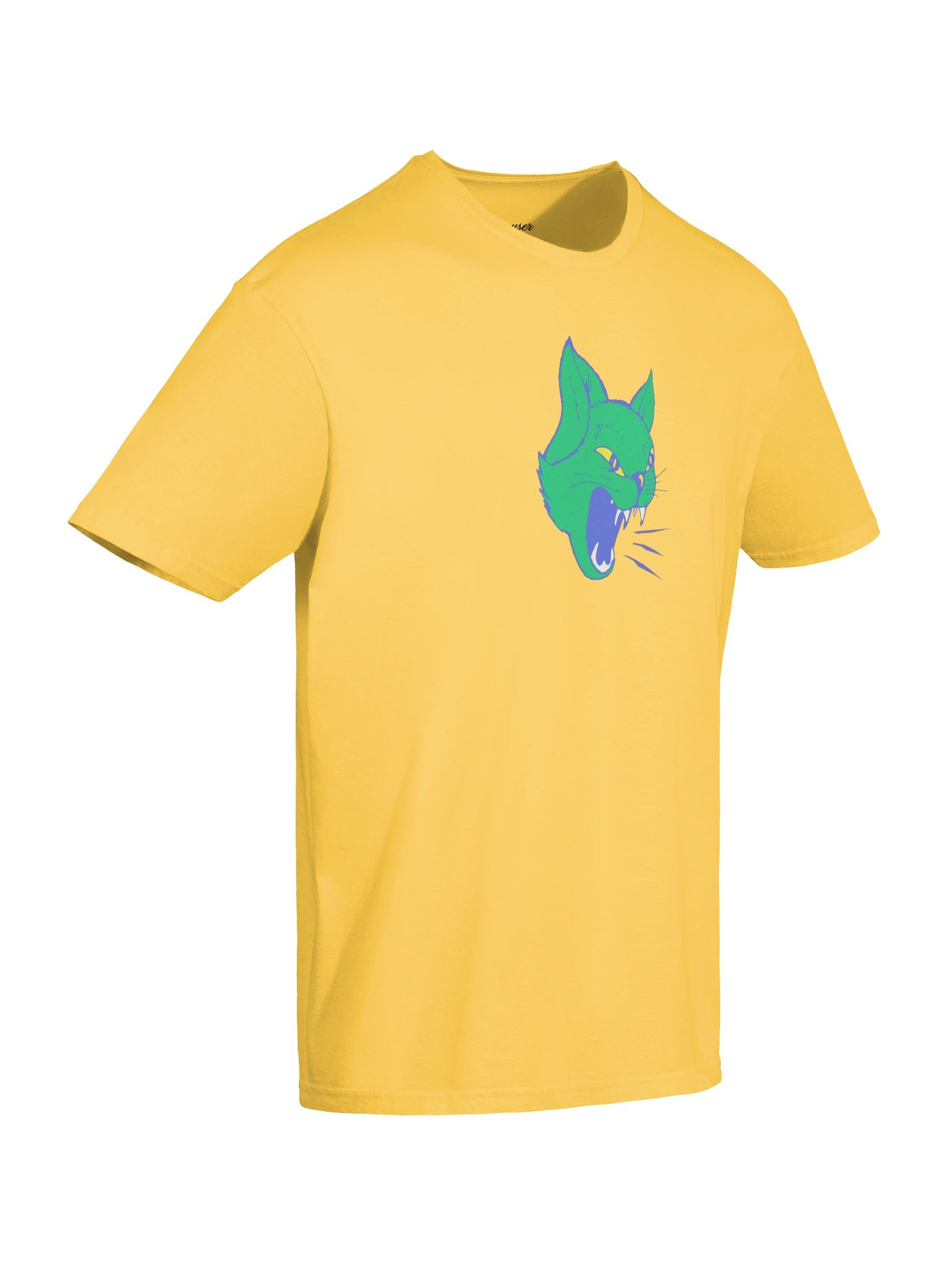 AMAZONAS // Cat Logo T-shirt Yellow product image (11)