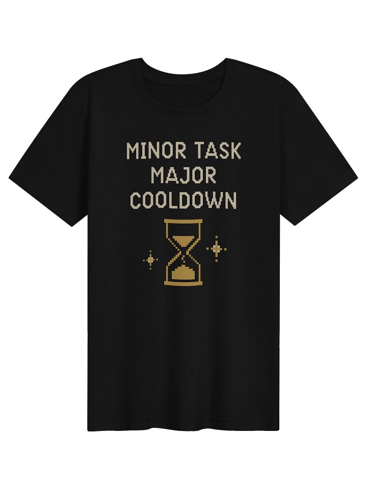 Minor Task Major Cooldown Shirt | Chronic Fatigue & Spoonie Humor Tee product image (1)