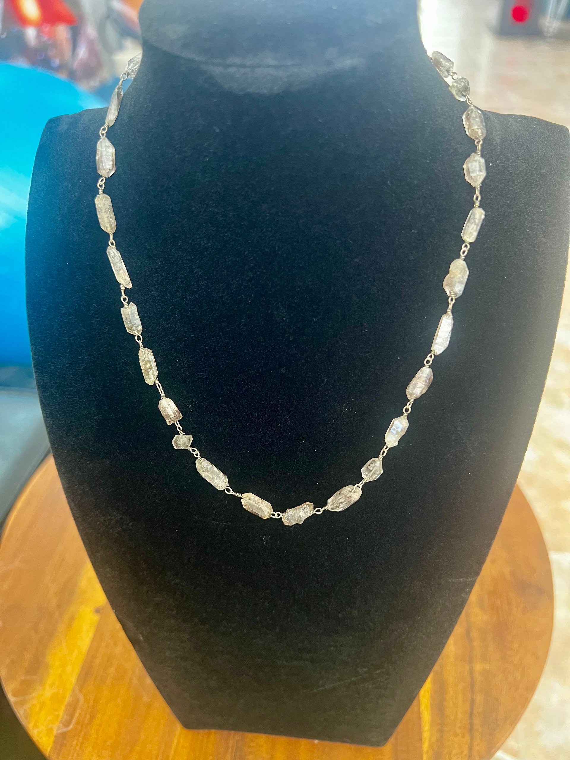 Herkimer Rosary Chain necklace product image (1)