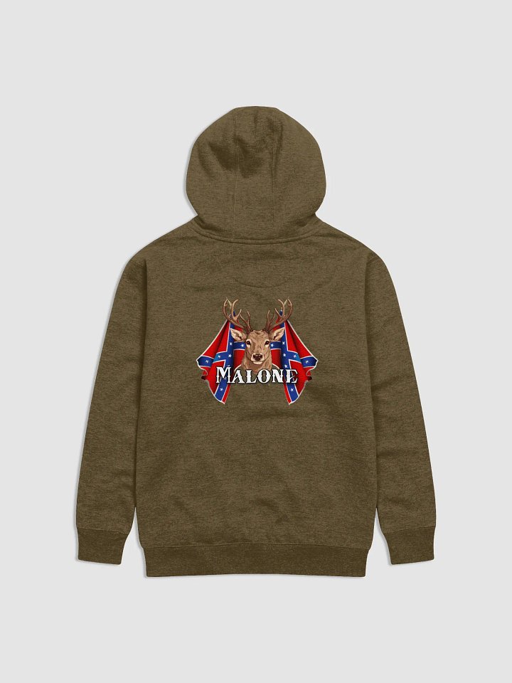 "Malone" Last Name Rebel Redneck Deer - Adult Hoodie product image (2)