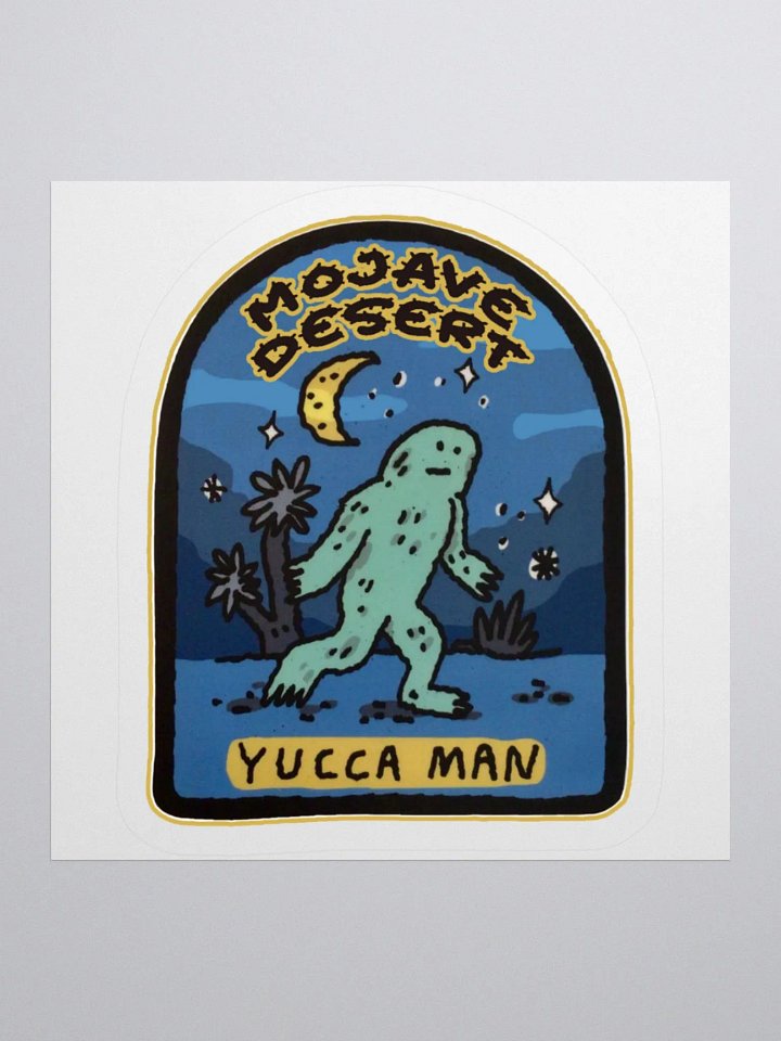 Mojave Desert YUCCA MAN Joshua Tree Legends Sticker product image (3)