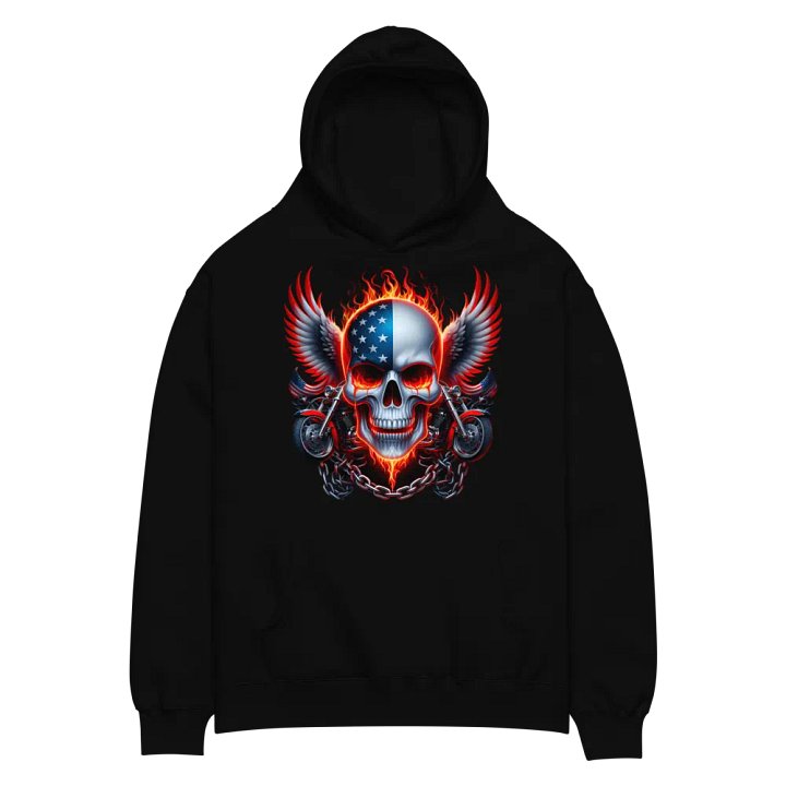 Patriot's Inferno Oversized Hoodie #22 product image (2)