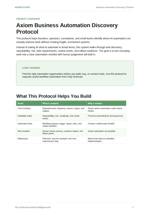 Axiom Business Automation Discovery Protocol product image (2)