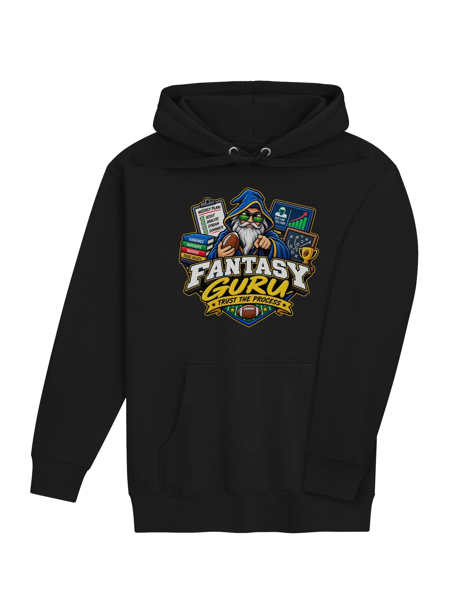 Fantasy Guru Trust The Process Hoodie product image (11)