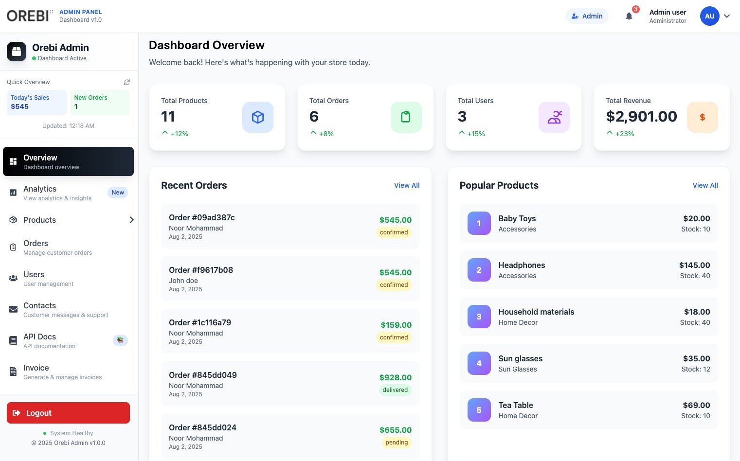 Orebi Shopping - Premium Full-Stack E-Commerce Platform product image (5)