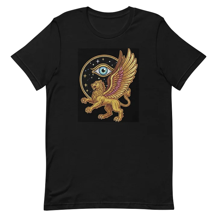 Celestial Griffin Embroidered T-Shirt product image (2)
