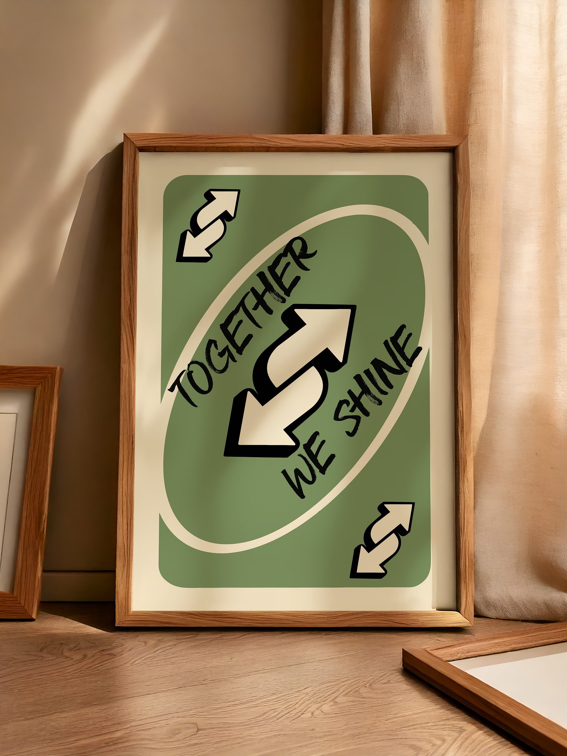 Together We Shine Wall Art Green product image (9)