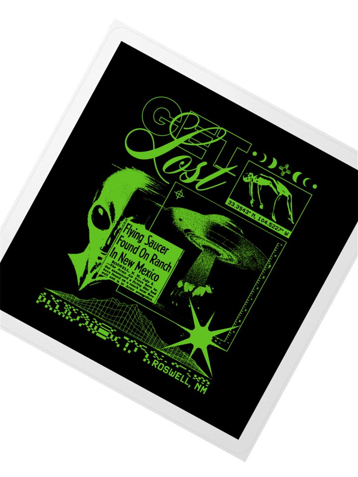 Roswell Get Lost Sticker product image (5)