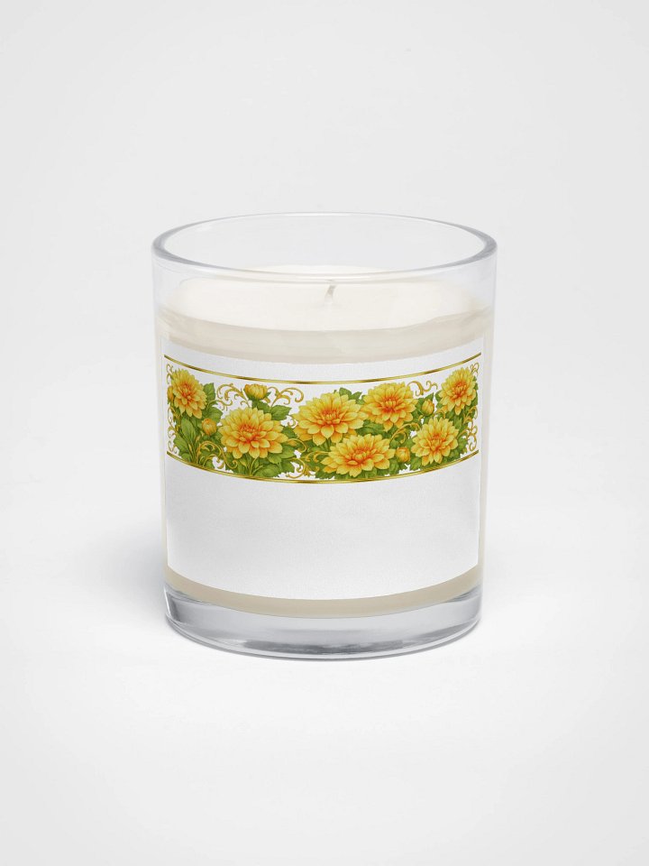 Golden Blossom Border Candle product image (1)