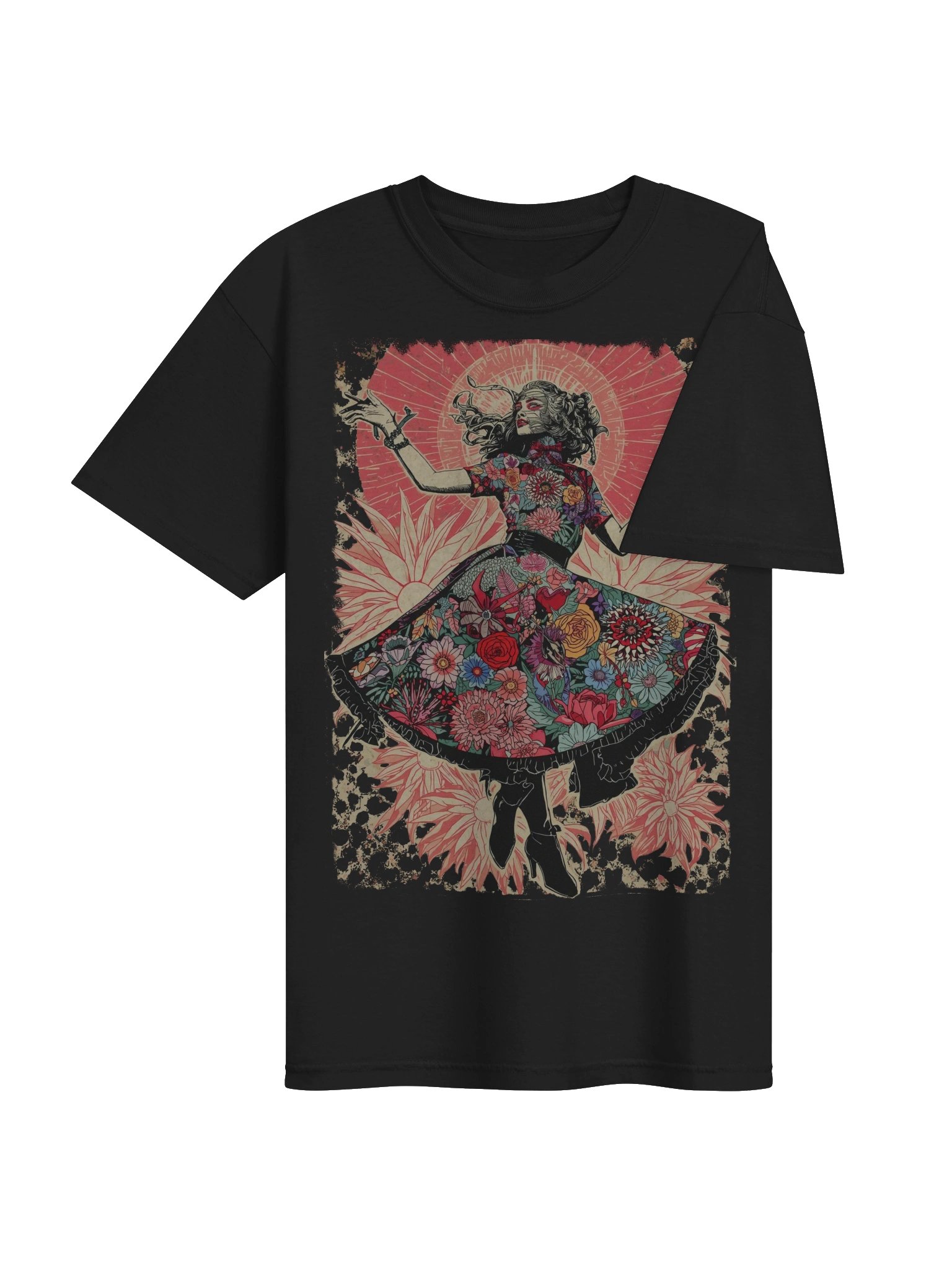 Floral Halo Dancer Heavyweight Tee product image (7)