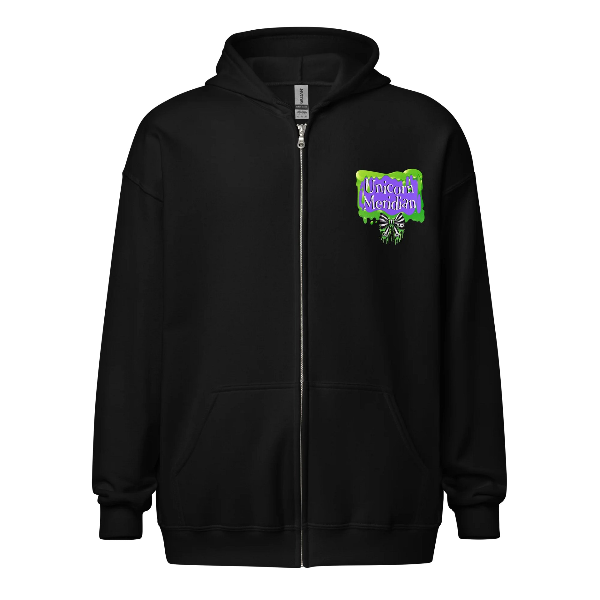 [UM} Bear Recently Deceased - Unisex Graphic Zip Hoodie product image (2)