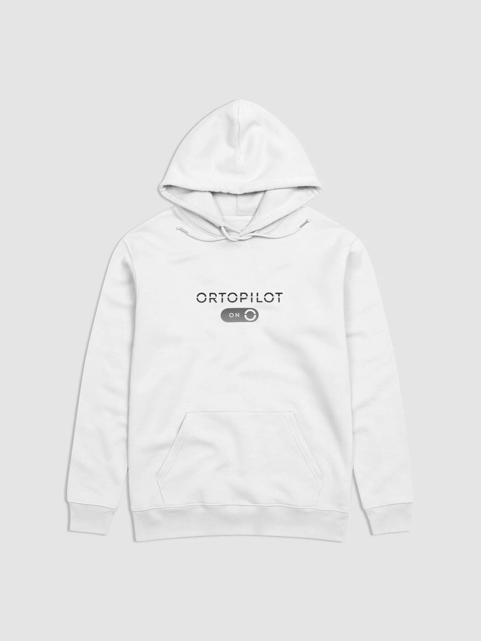 'ORTOPILOT ON' (B/W) PREMIUM HOODIE product image (4)