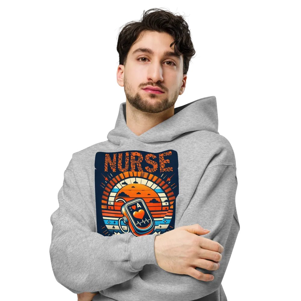 Heart Saver Nurse Graphic Hoodie product image (16)