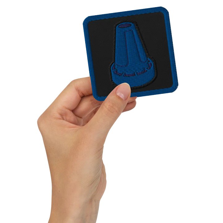 Blue Cone Embroidered Patch product image (2)