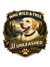 JJ Unleashed Adventure Crest Sticker – Wag Wild &amp; Free