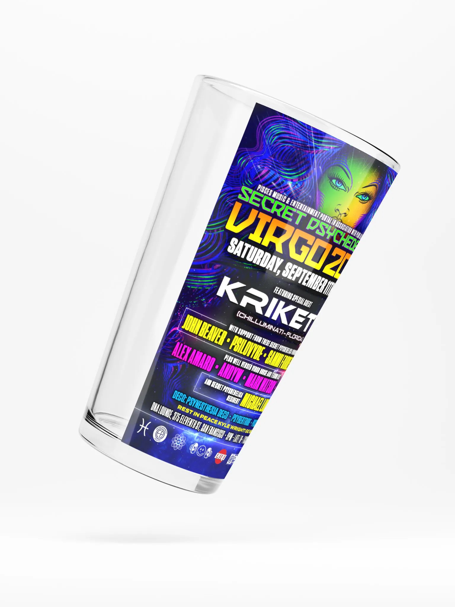 Virgo 2021 Shaker Pint Glass product image (2)