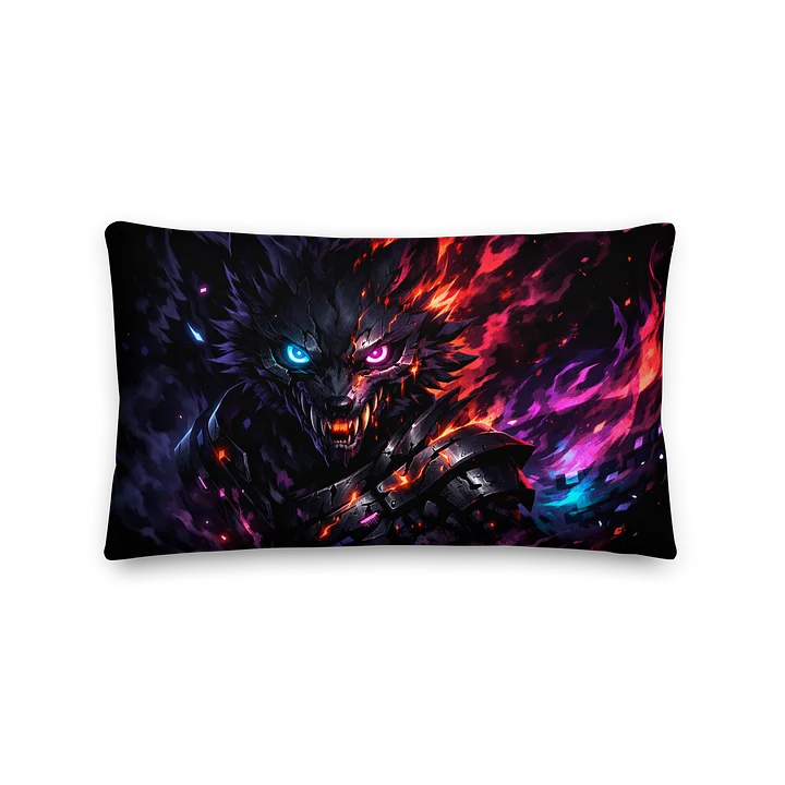 Cyber-Wolf "Neon Overdrive" Premium Gaming-Kissen product image (2)