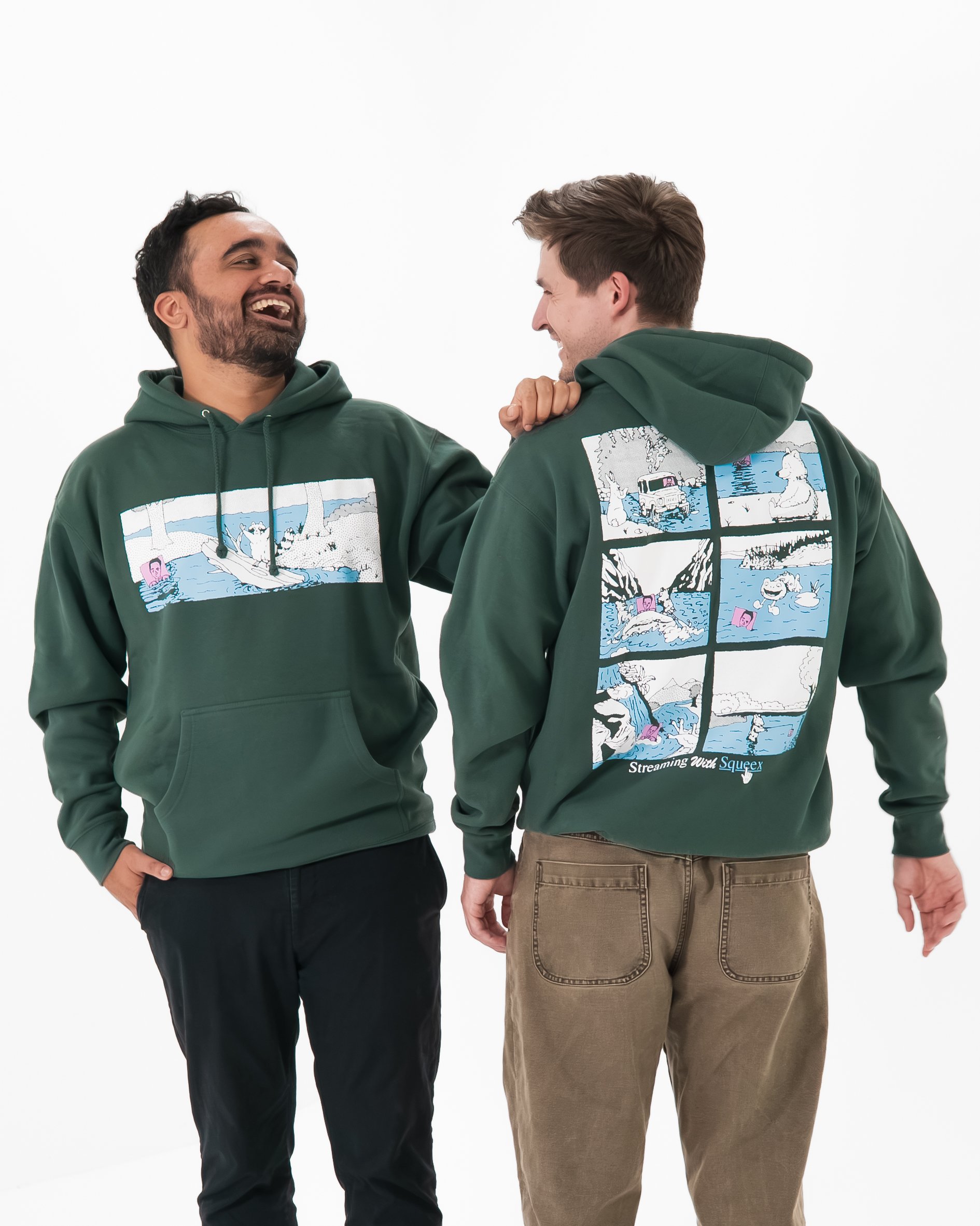 DOUBLE CLICK HOODIE- GRN product image (4)