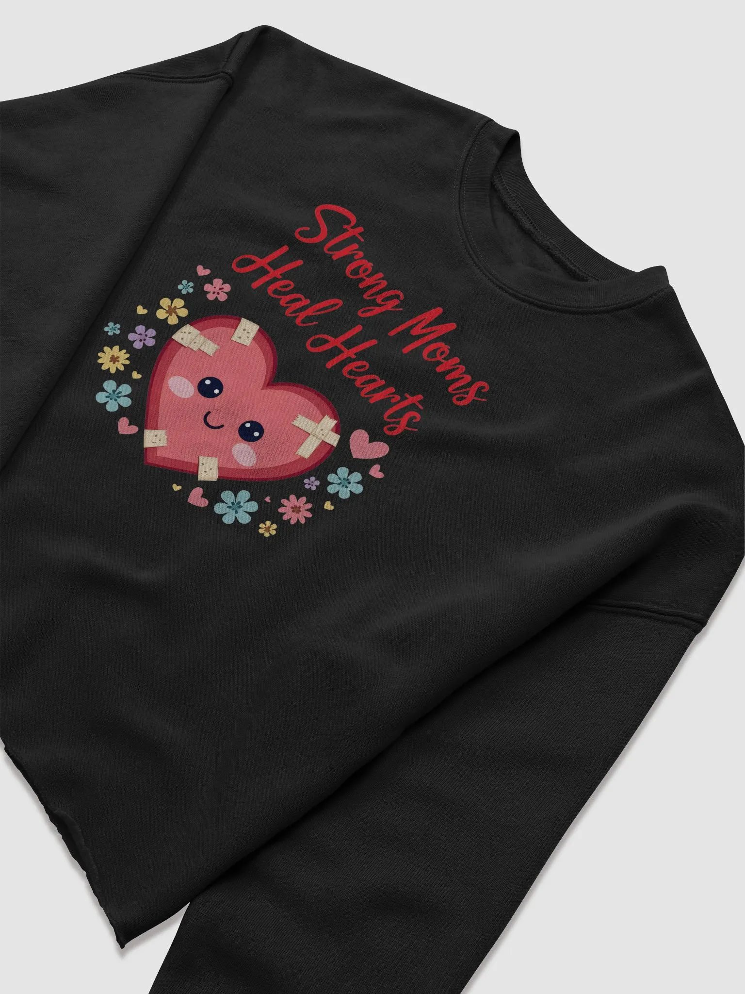 Strong Moms, Healing Hearts Women's Crop Sweatshirt product image (15)