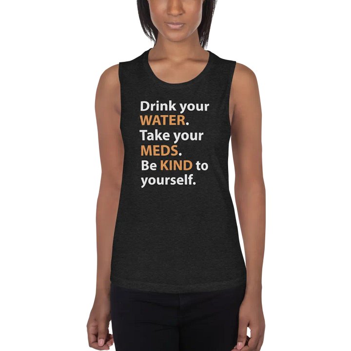 Water, Meds & Kindness (Orange) product image (1)