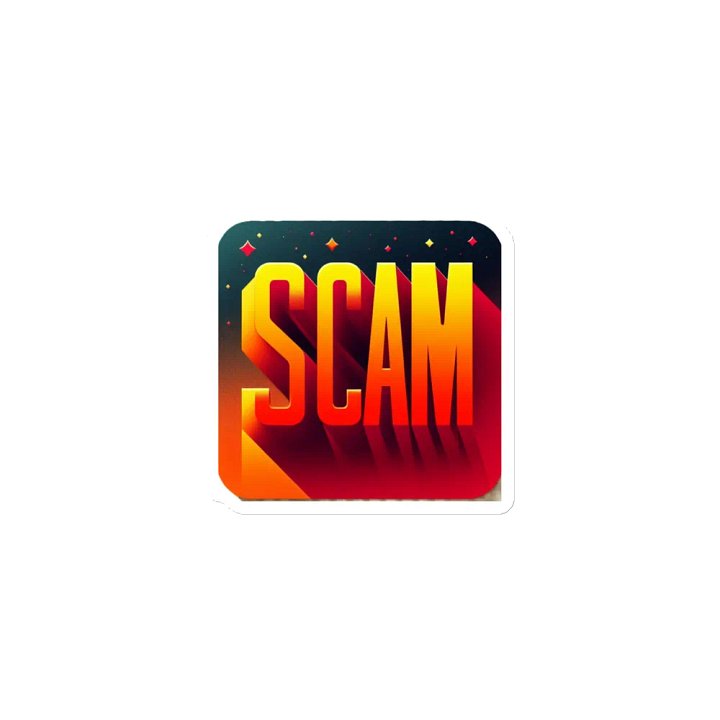 Gradient SCAM Die-Cut Magnets product image (1)