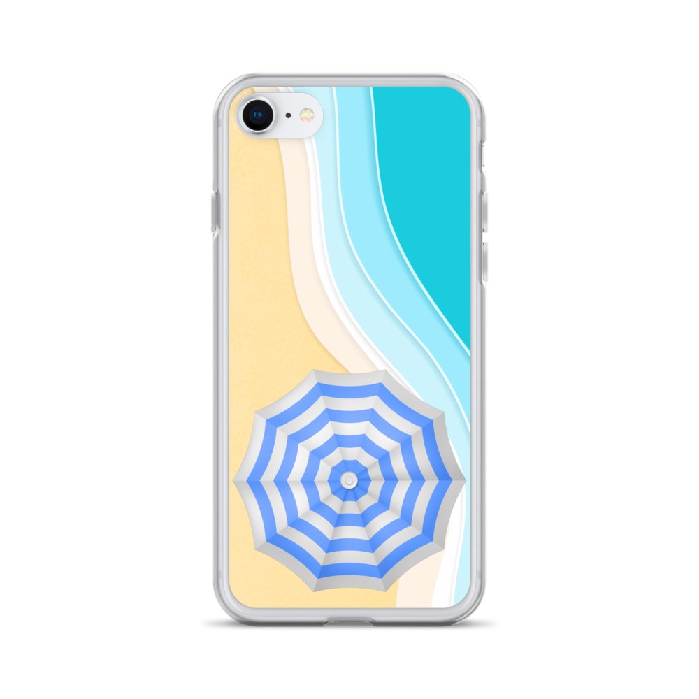 Beach Umbrella Clear iPhone Case product image (28)