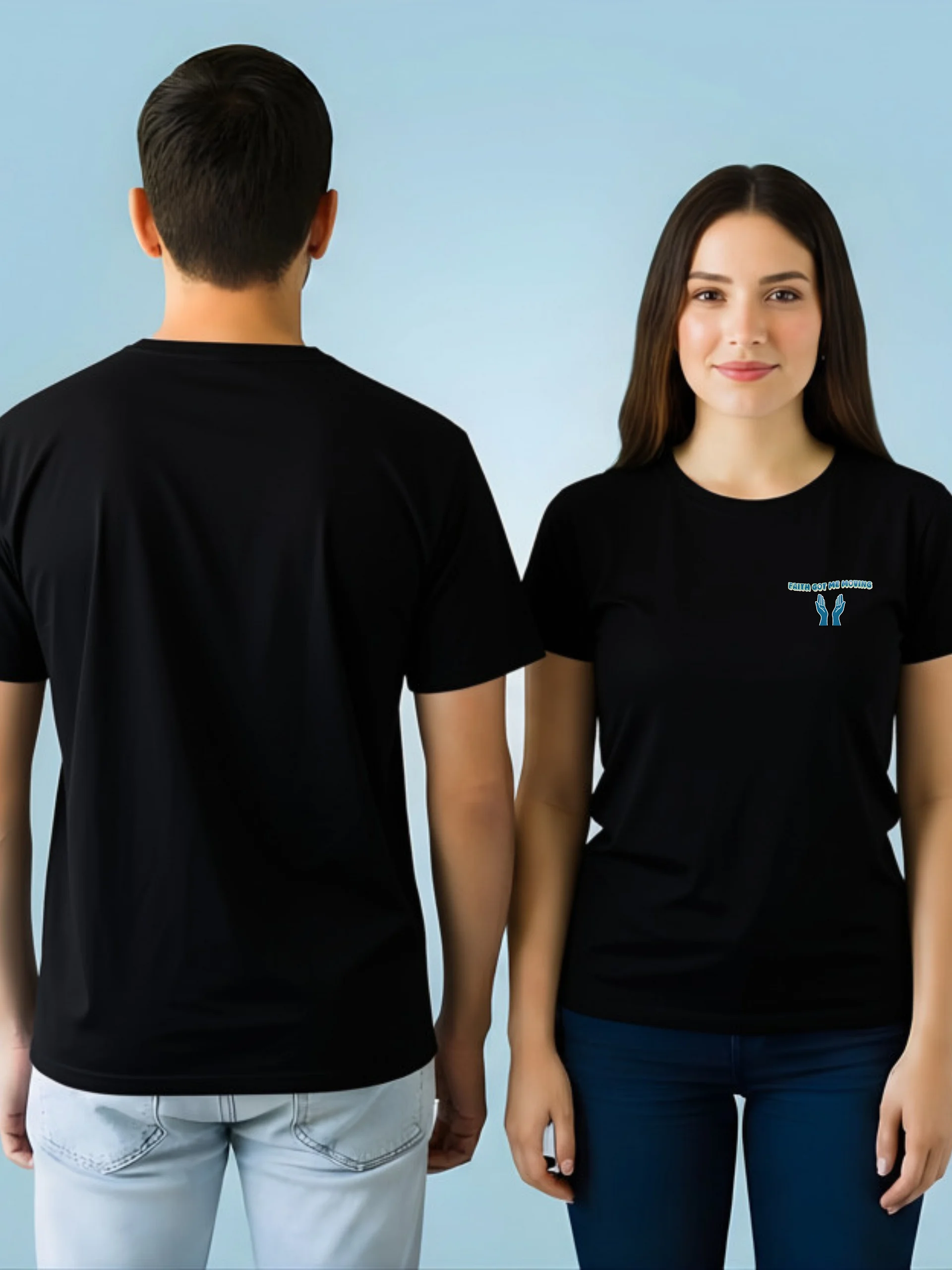 Faith Got Me Moving Unisex T-shirt product image (4)