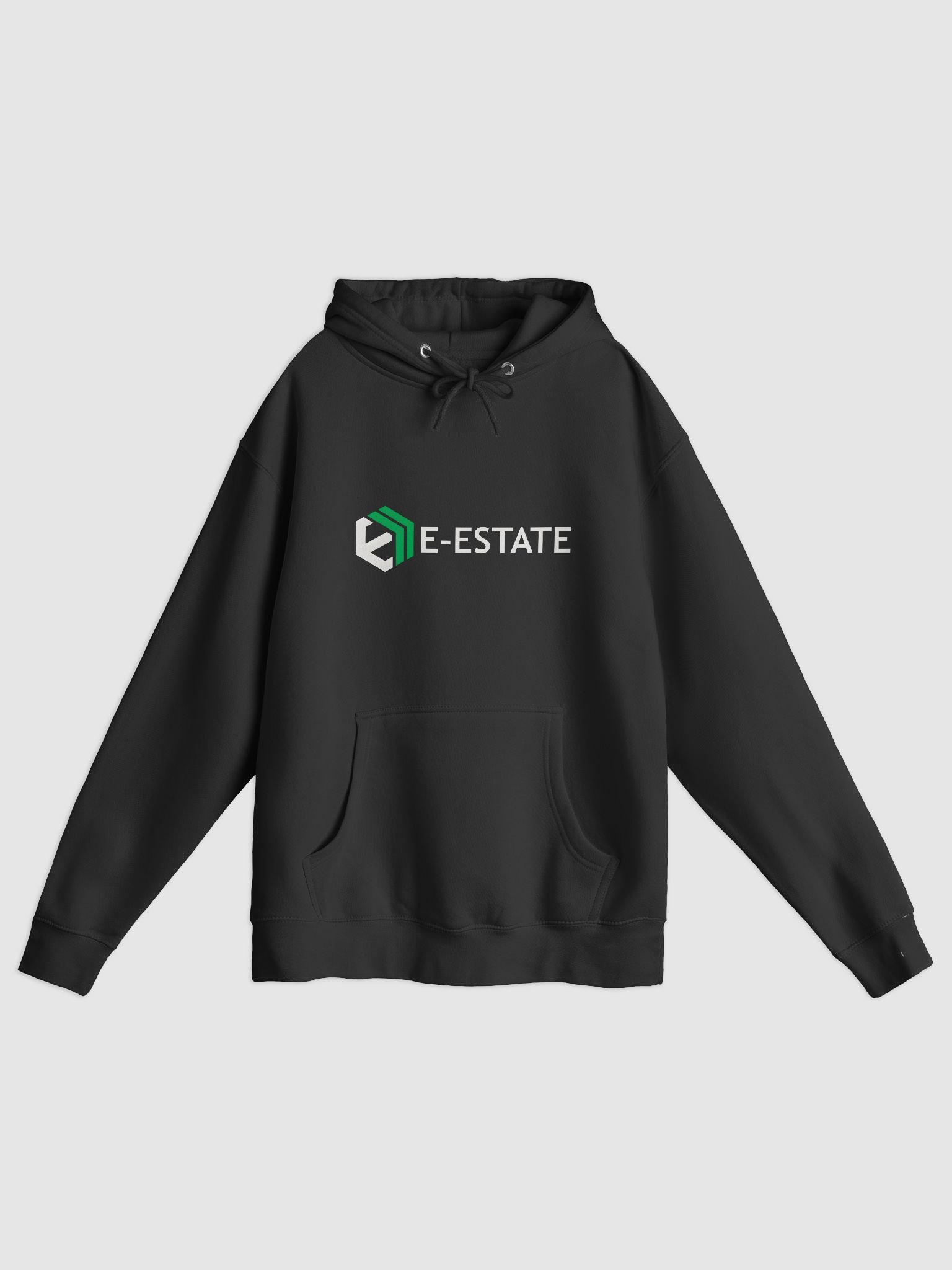 E-Estate Logo Hoodie – Black Edition product image (2)