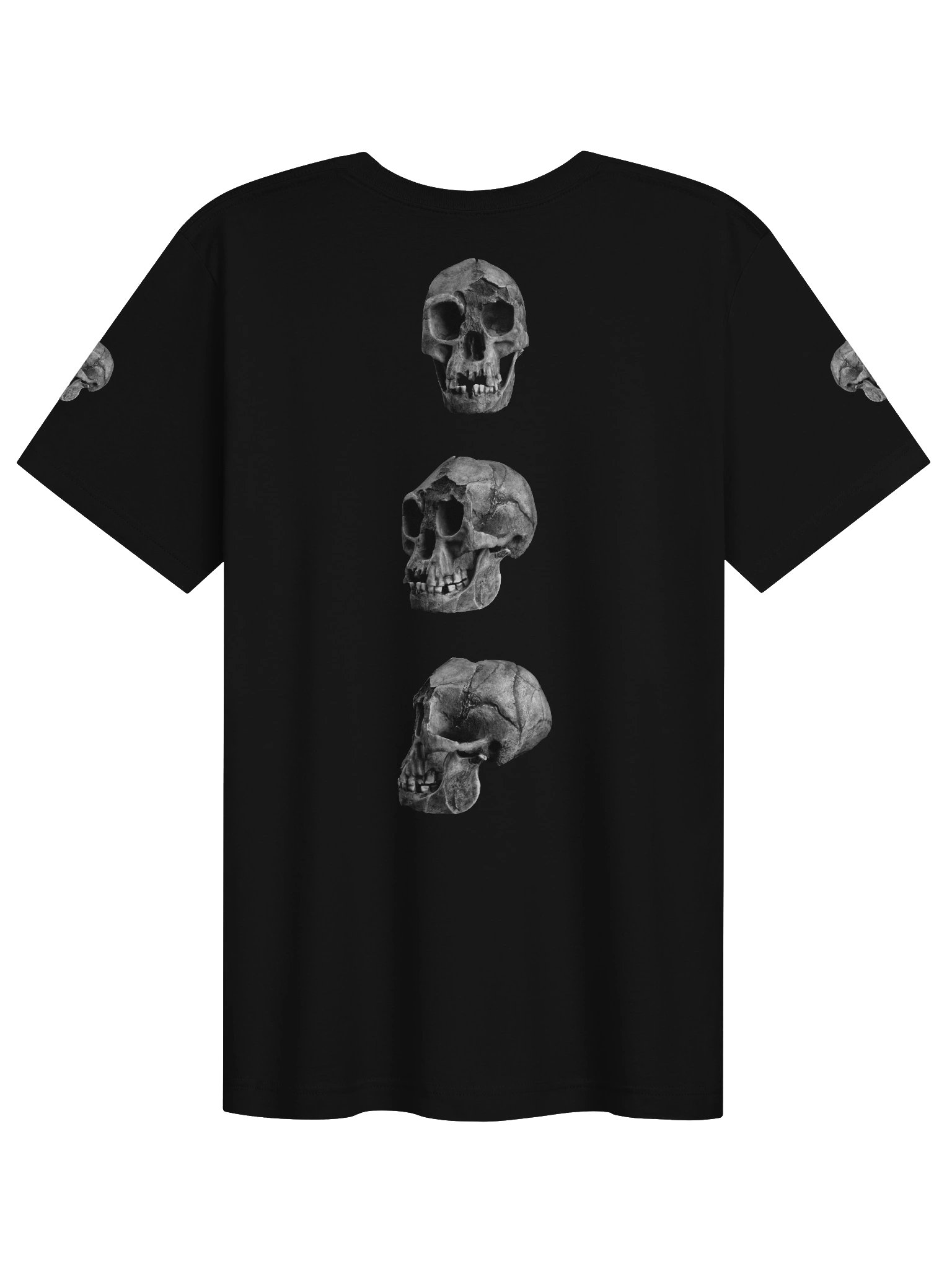 Floresiensis Fossil Skull T-Shirt Dark product image (2)